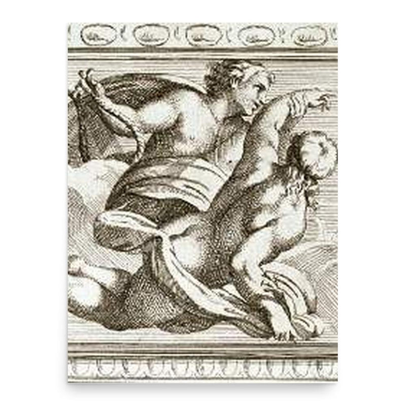 Carlo Cesio poster print, in size 18x24 inches.