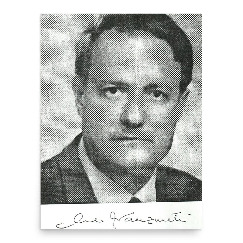 Carlo Franzinetti poster print, in size 18x24 inches.