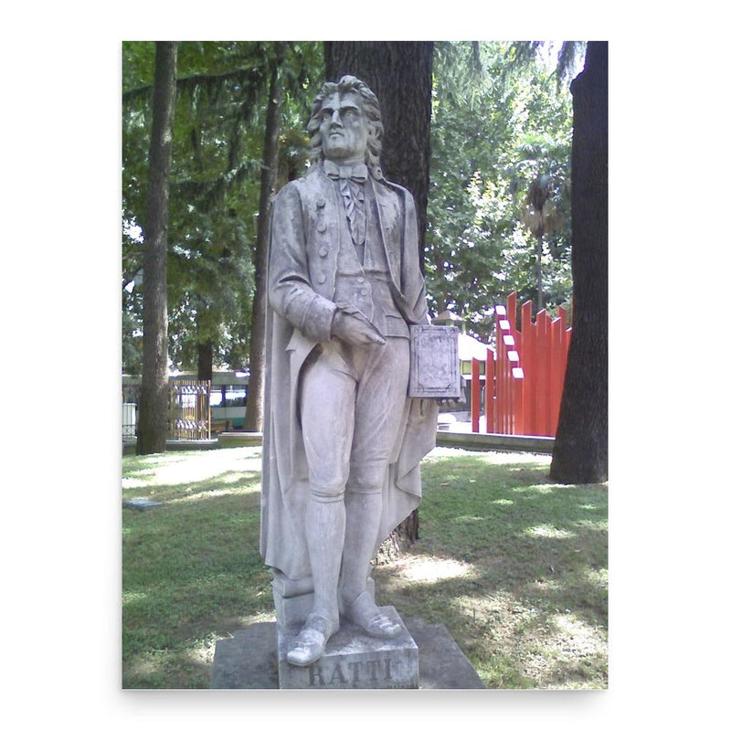 Carlo Giuseppe Ratti poster print, in size 18x24 inches.