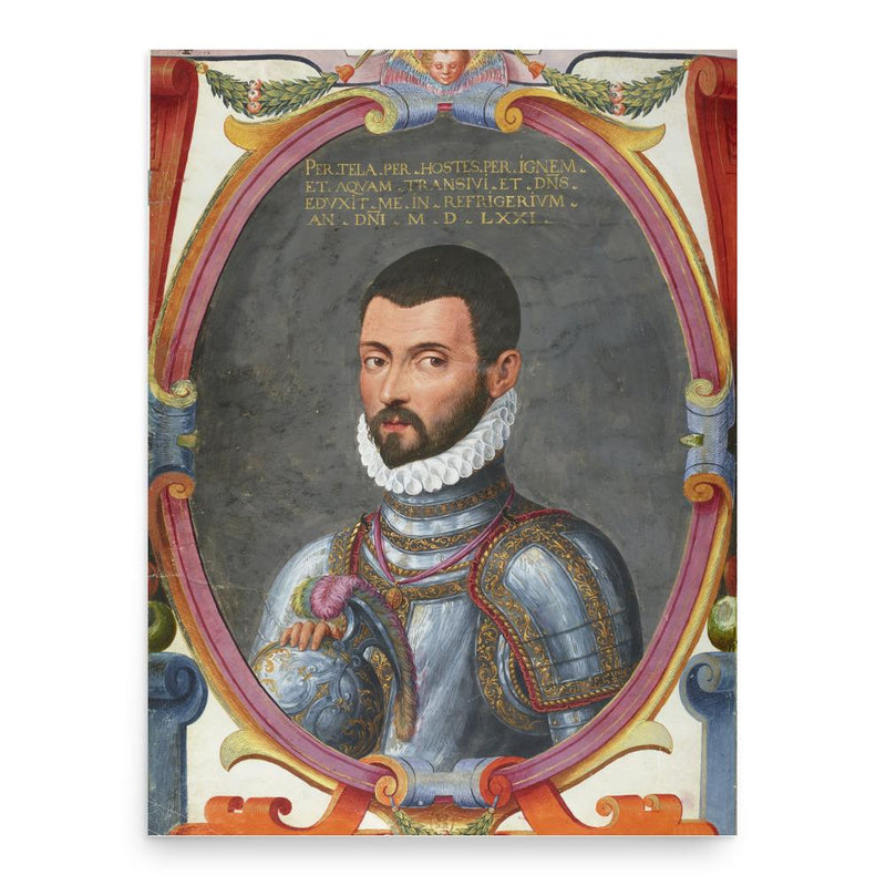 Carlo Maggi poster print, in size 18x24 inches.