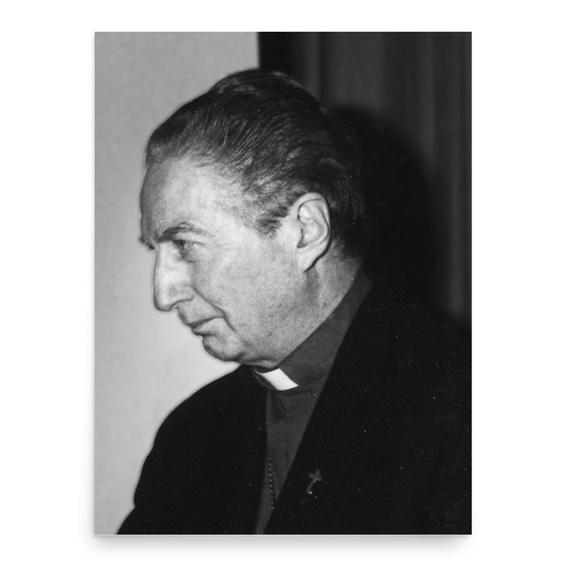 Carlo Maria Martini poster print, in size 18x24 inches.