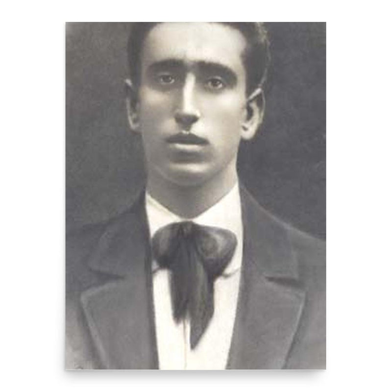 Carlo Michelstaedter poster print, in size 18x24 inches.