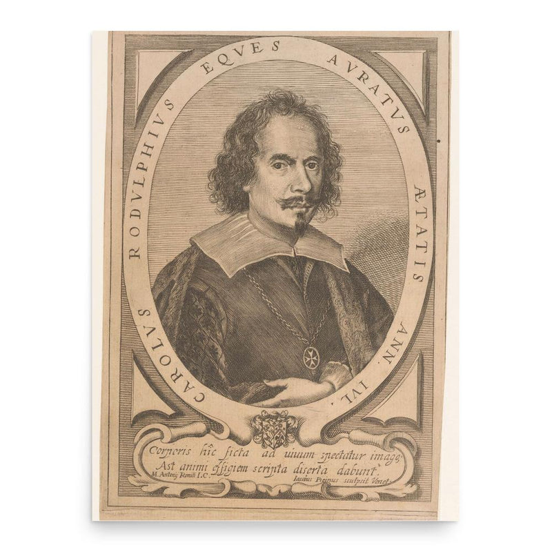 Carlo Ridolfi poster print, in size 18x24 inches.