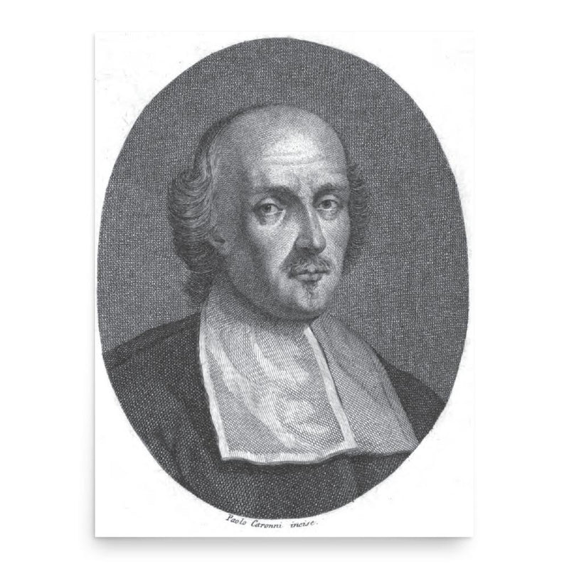 Carlo Roberto Dati poster print, in size 18x24 inches.