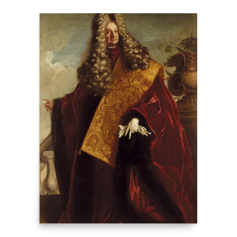 Carlo Ruzzini poster print, in size 18x24 inches.