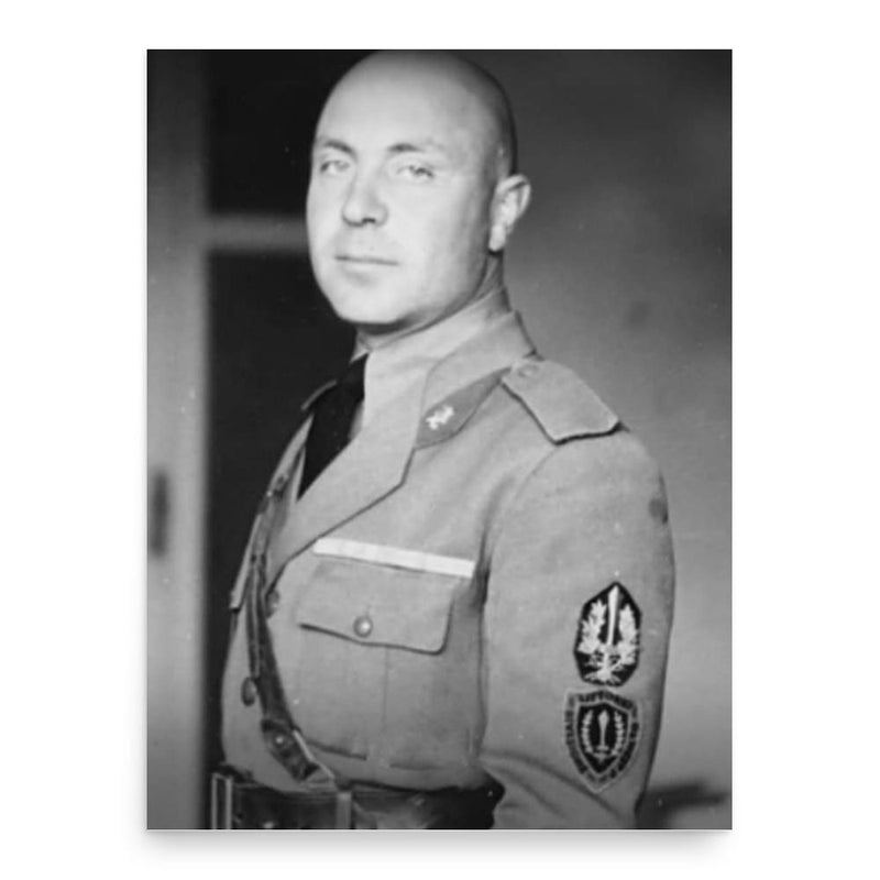 Carlo Scorza poster print, in size 18x24 inches.