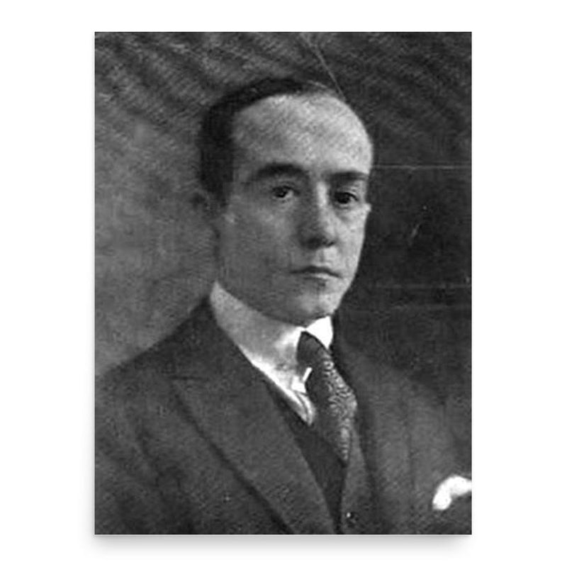 Carlos Alberto Leumann poster print, in size 18x24 inches.