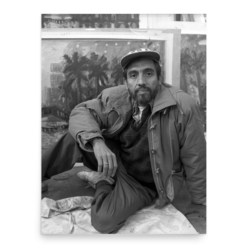 Carlos Almaraz poster print, in size 18x24 inches.