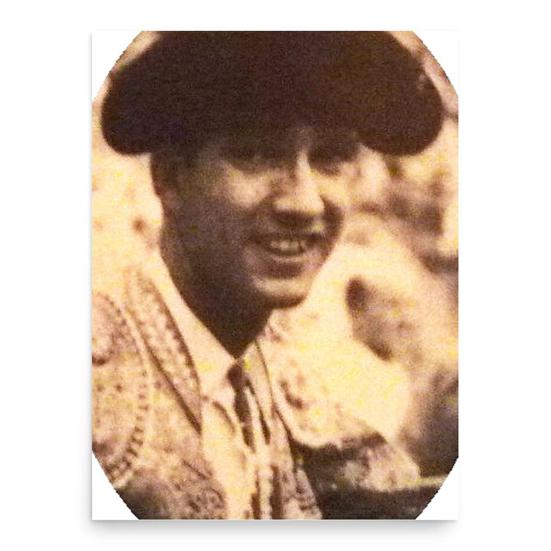 Carlos Arruza poster print, in size 18x24 inches.