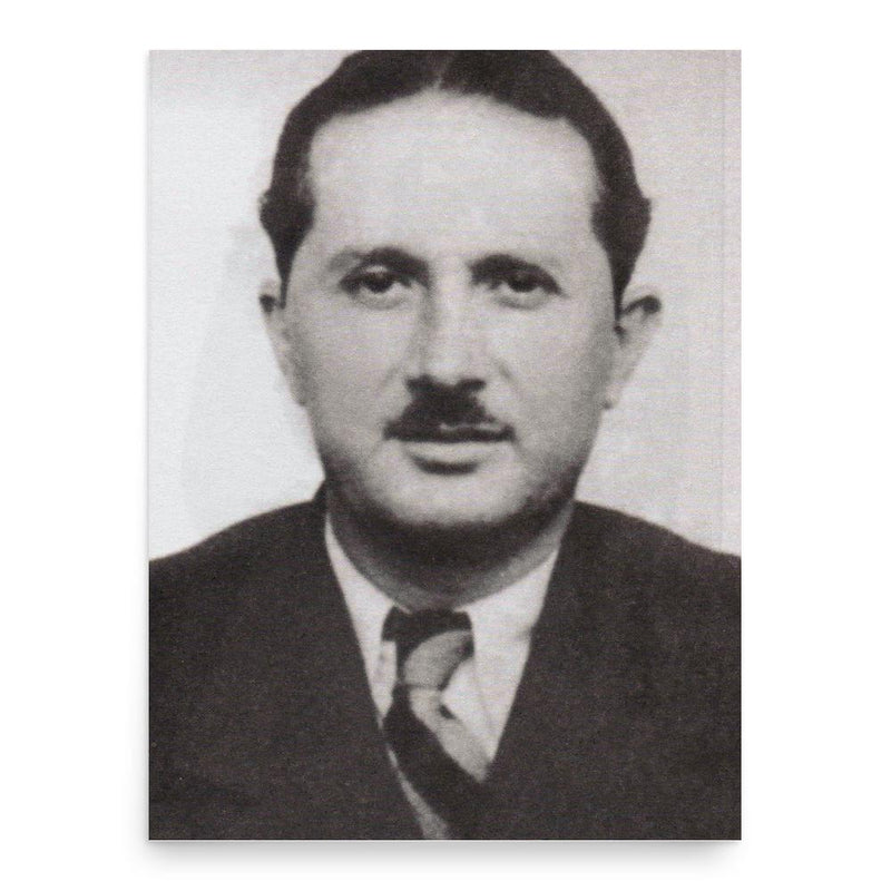 Carlos Echandi poster print, in size 18x24 inches.