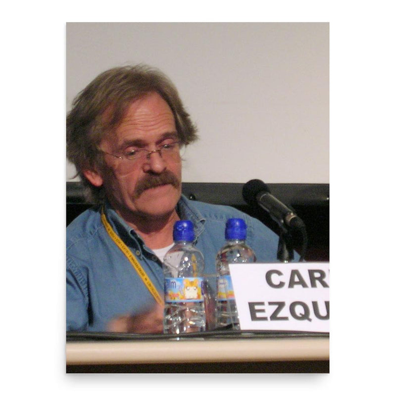 Carlos Ezquerra poster print, in size 18x24 inches.