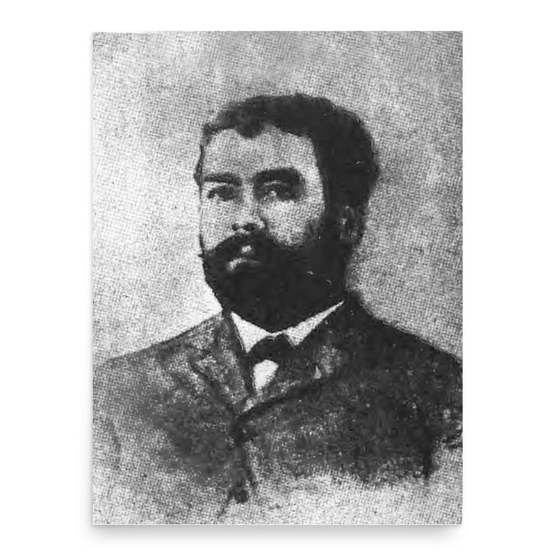 Carlos Fitzcarrald poster print, in size 18x24 inches.