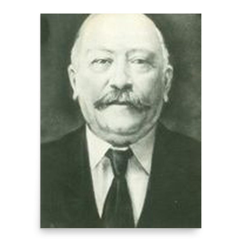 Carlos Gagini poster print, in size 18x24 inches.