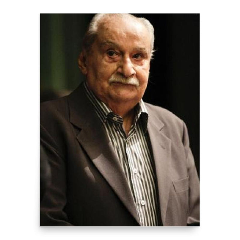 Carlos Heitor Cony poster print, in size 18x24 inches.