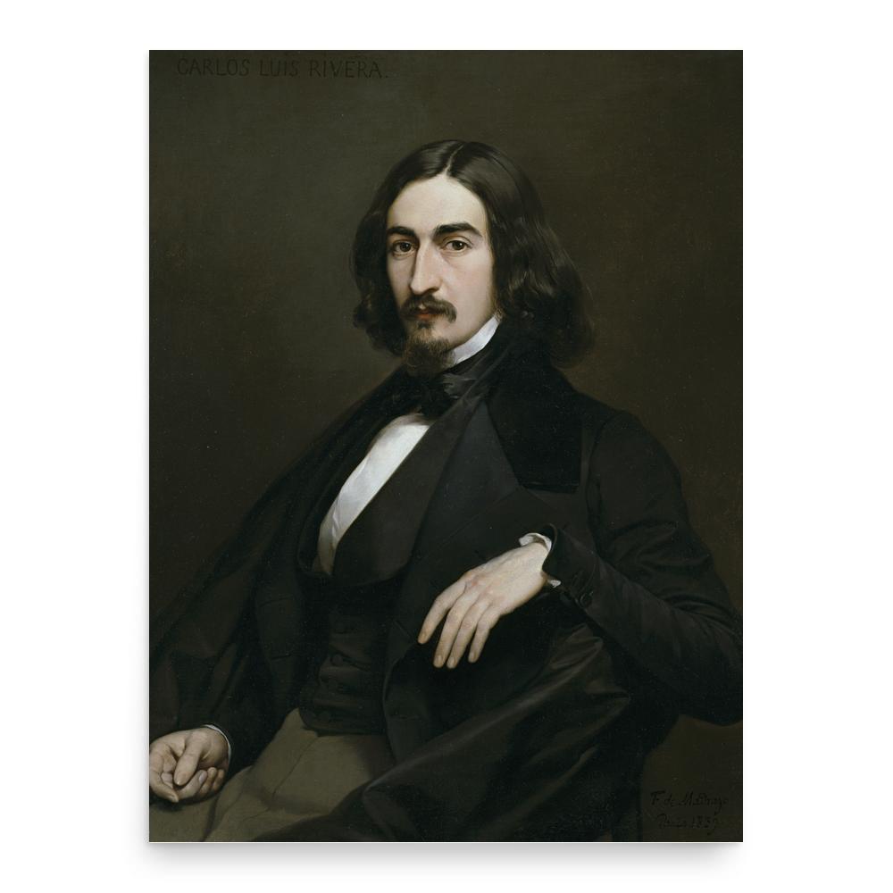 Carlos Luis de Ribera y Fieve poster print, in size 18x24 inches.