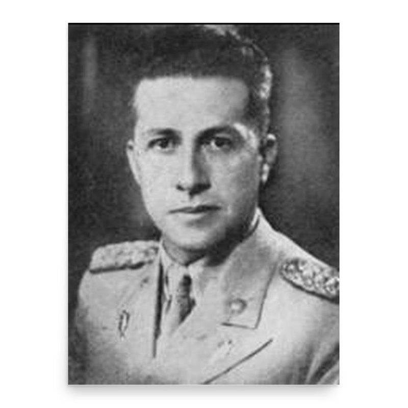 Carlos Mancheno Cajas poster print, in size 18x24 inches.