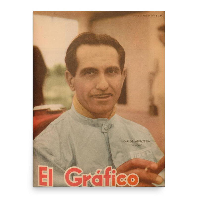 Carlos Menditeguy poster print, in size 18x24 inches.