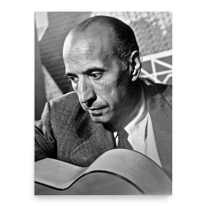 Carlos Montoya poster print, in size 18x24 inches.