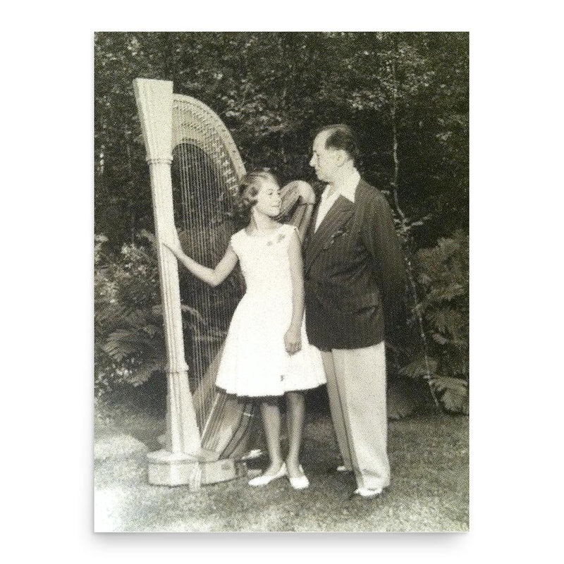 Carlos Salzedo poster print, in size 18x24 inches.