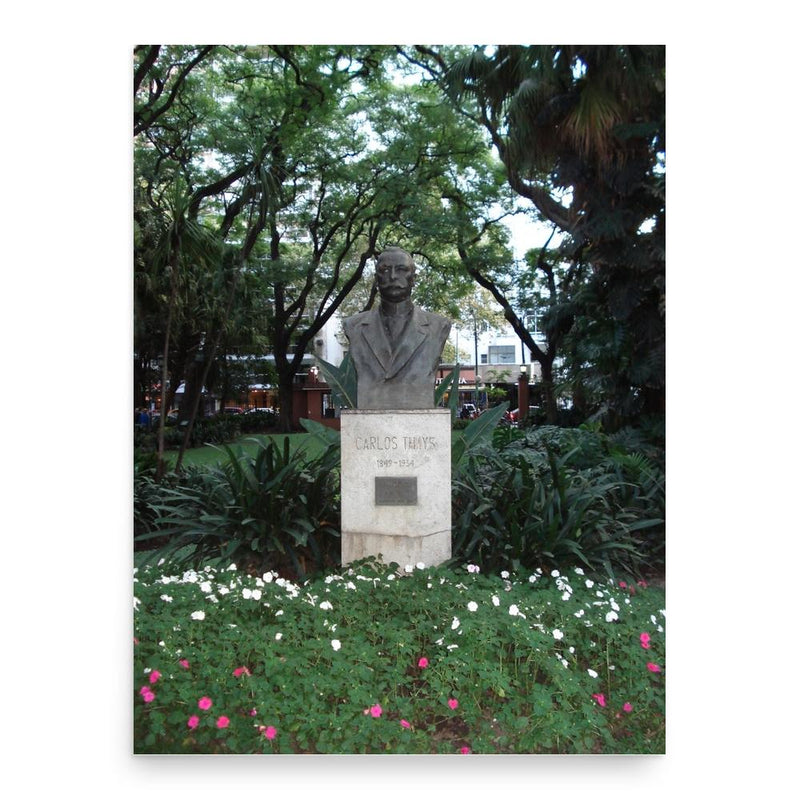 Carlos Thays poster print, in size 18x24 inches.