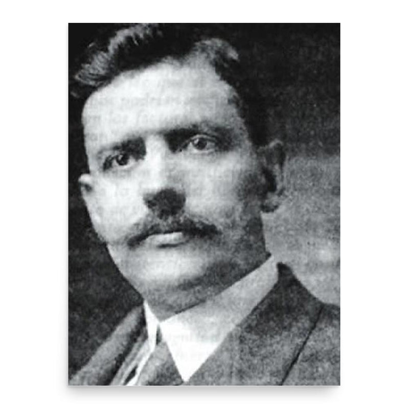 Carlos Vaz Ferreira poster print, in size 18x24 inches.