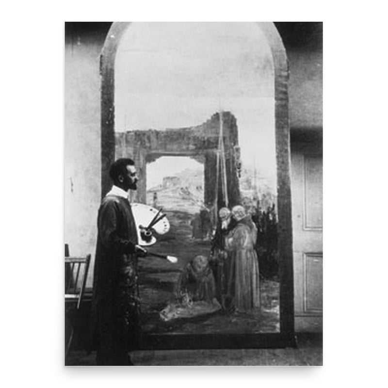 Carlos Vierra poster print, in size 18x24 inches.