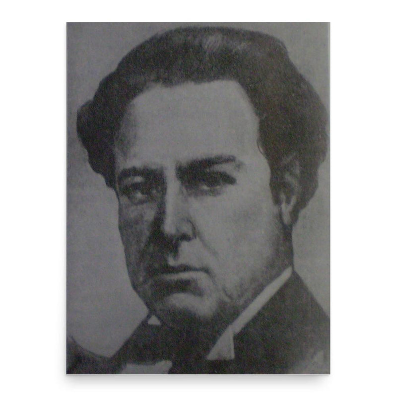 Carlos Washington Lencinas poster print, in size 18x24 inches.