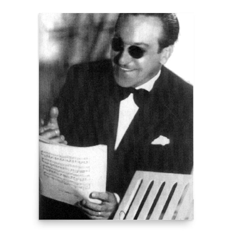 Carlos di Sarli poster print, in size 18x24 inches.