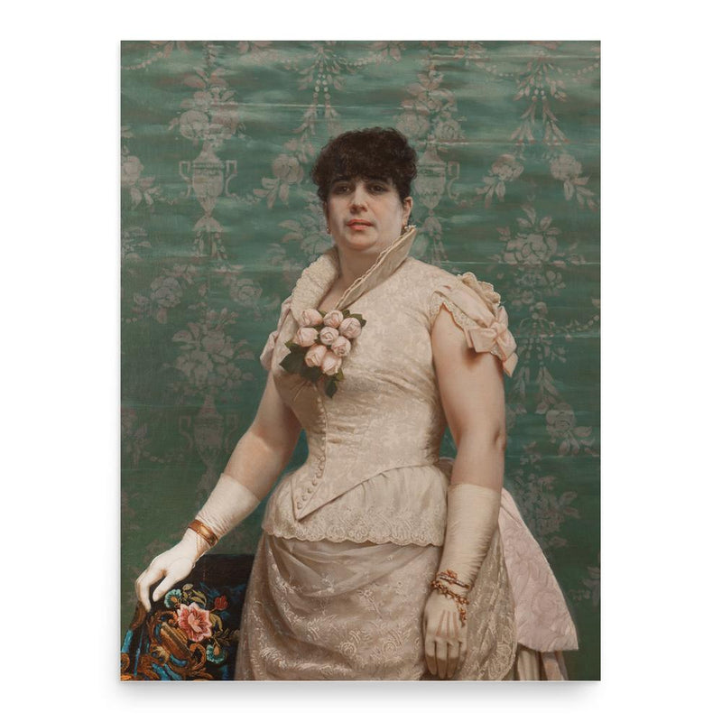 Carlota Ferreira poster print, in size 18x24 inches.