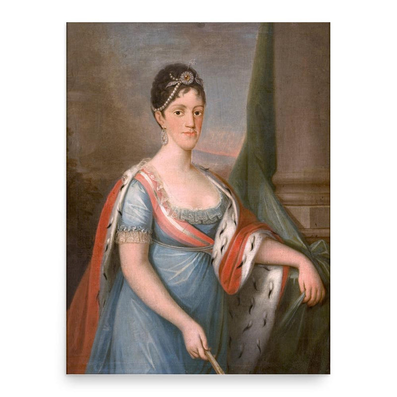 Carlota Joaquina of Spain poster print, in size 18x24 inches.