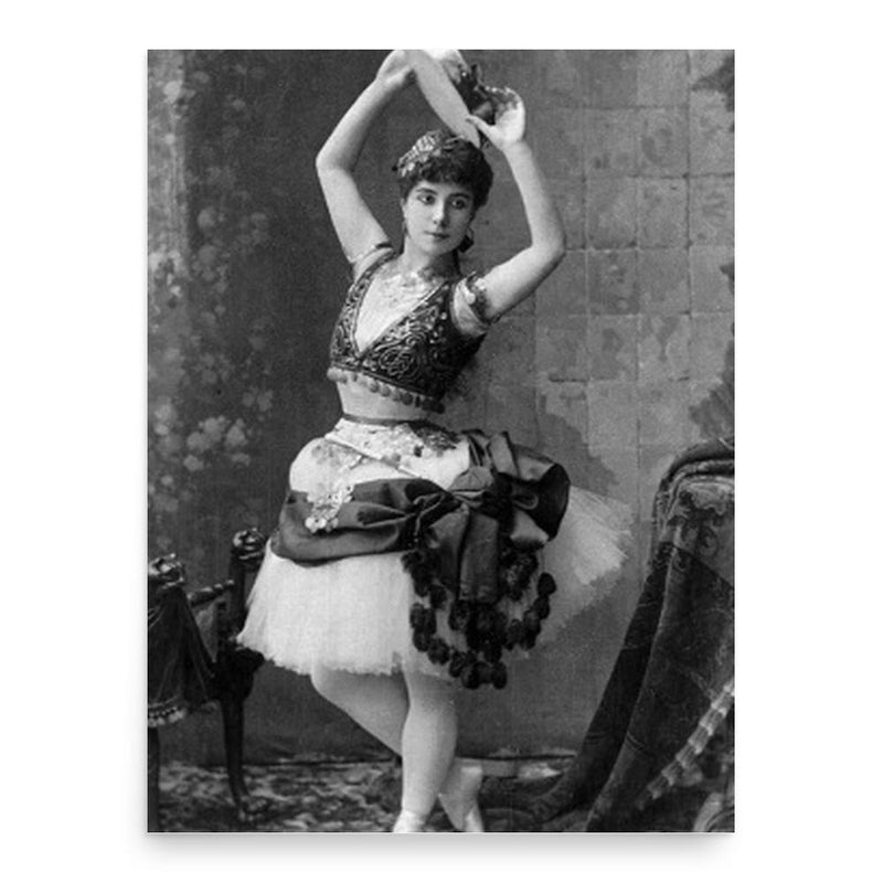 Carlotta Brianza poster print, in size 18x24 inches.