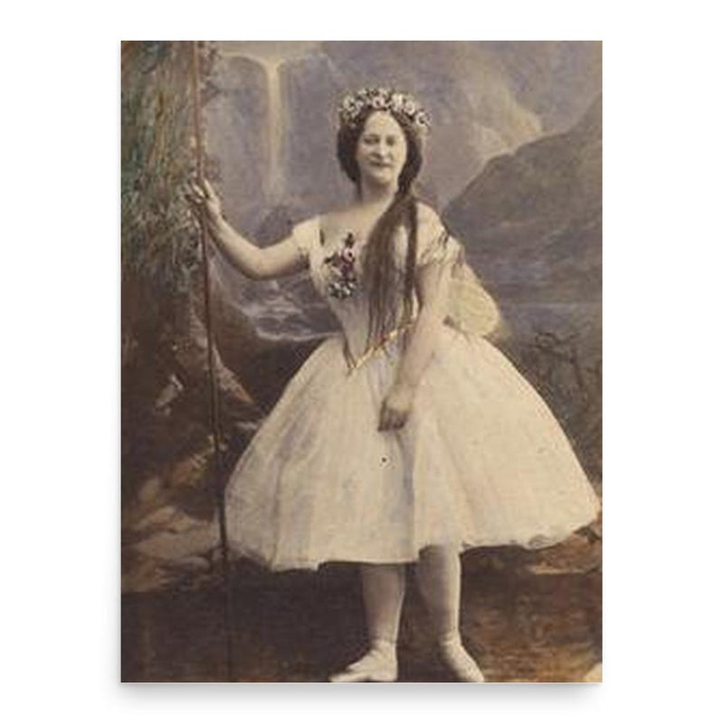 Carlotta Leclercq poster print, in size 18x24 inches.