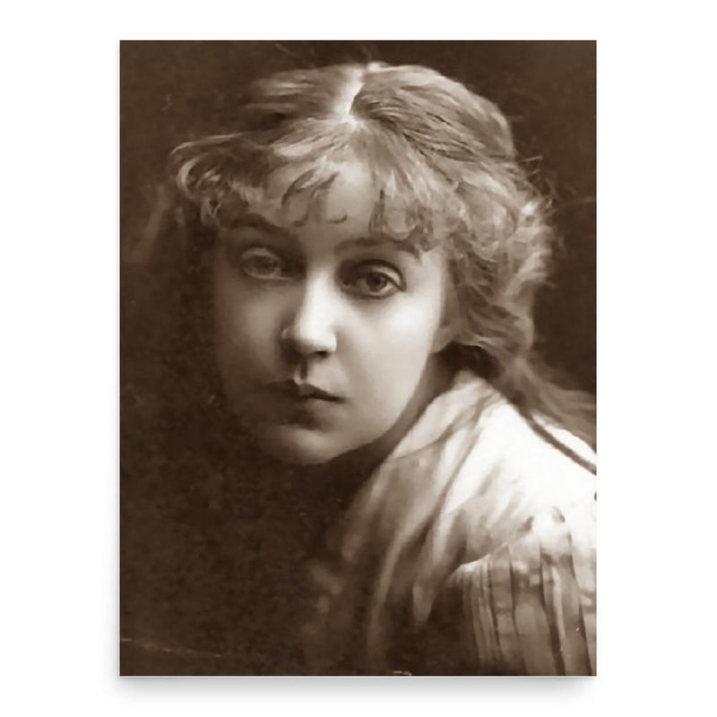 Carlotta Nillson poster print, in size 18x24 inches.