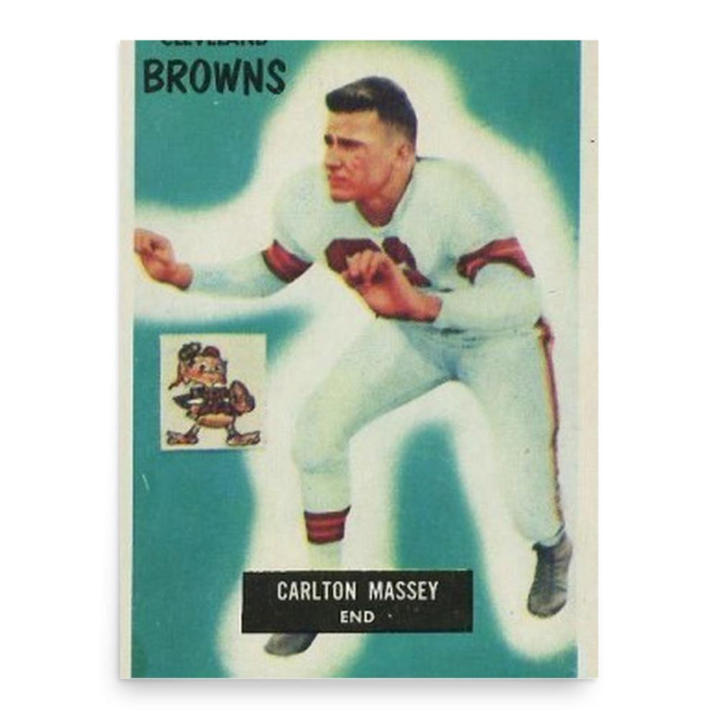 Carlton Massey poster print, in size 18x24 inches.