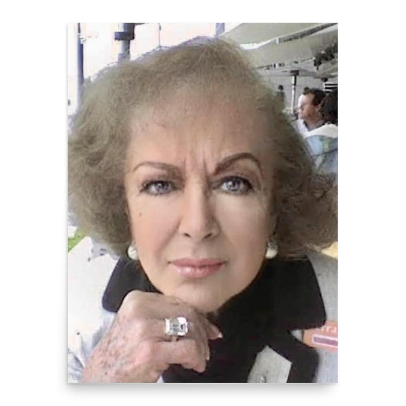 Carmen Barajas Sandoval poster print, in size 18x24 inches.