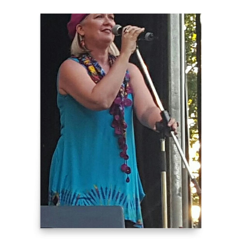 Carmen Campagne poster print, in size 18x24 inches.