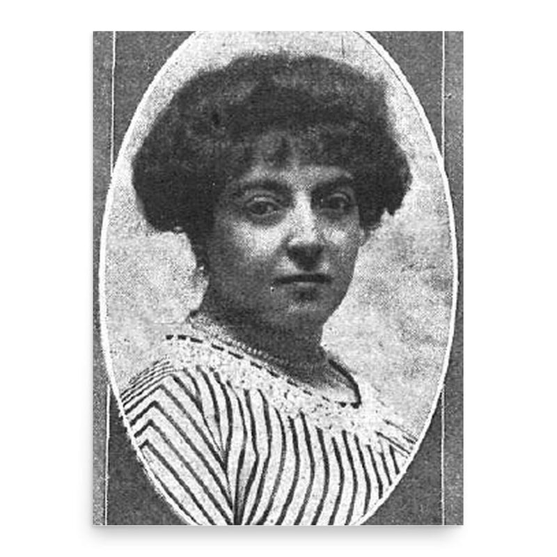 Carmen Karr poster print, in size 18x24 inches.