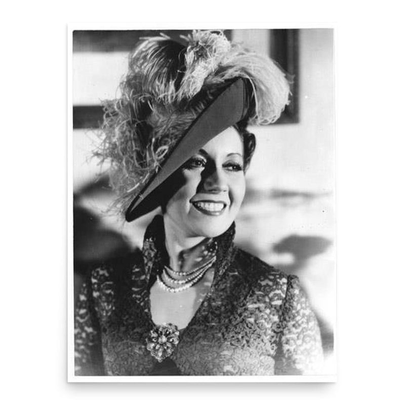 Carmen Lamas poster print, in size 18x24 inches.