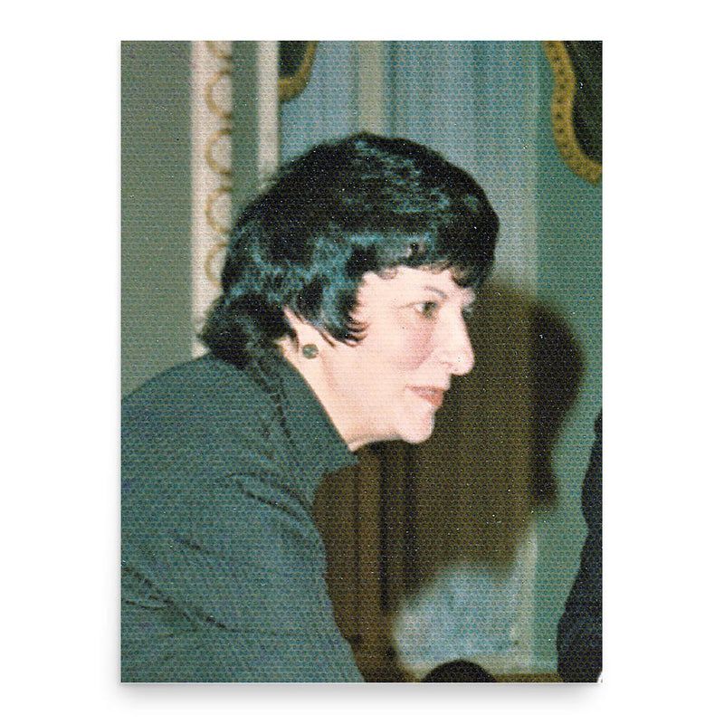 Carmen Naranjo poster print, in size 18x24 inches.