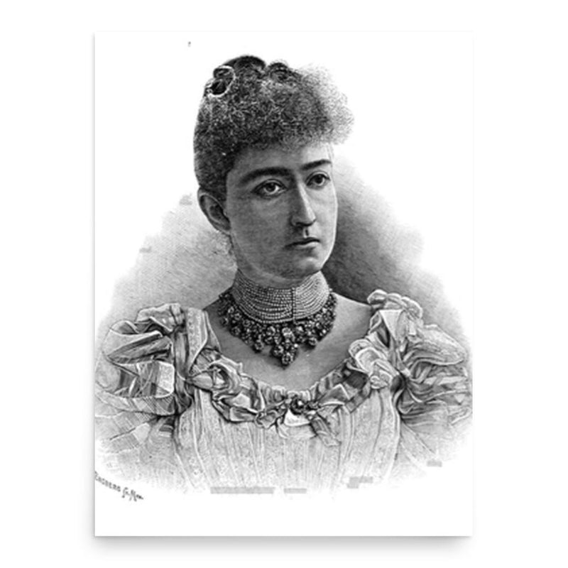 Carmen Romero Rubio poster print, in size 18x24 inches.