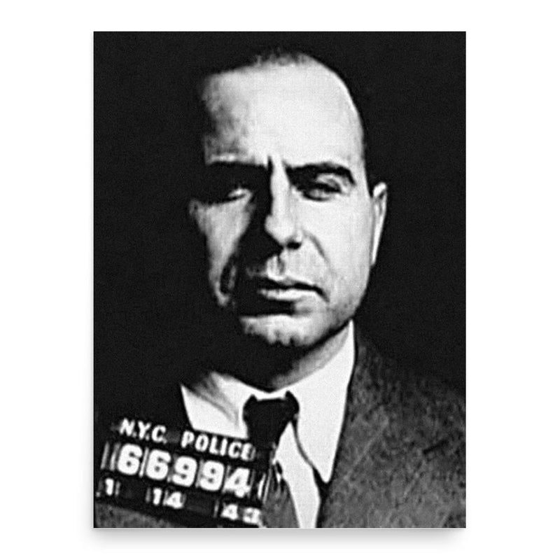 Carmine Galante poster print, in size 18x24 inches.