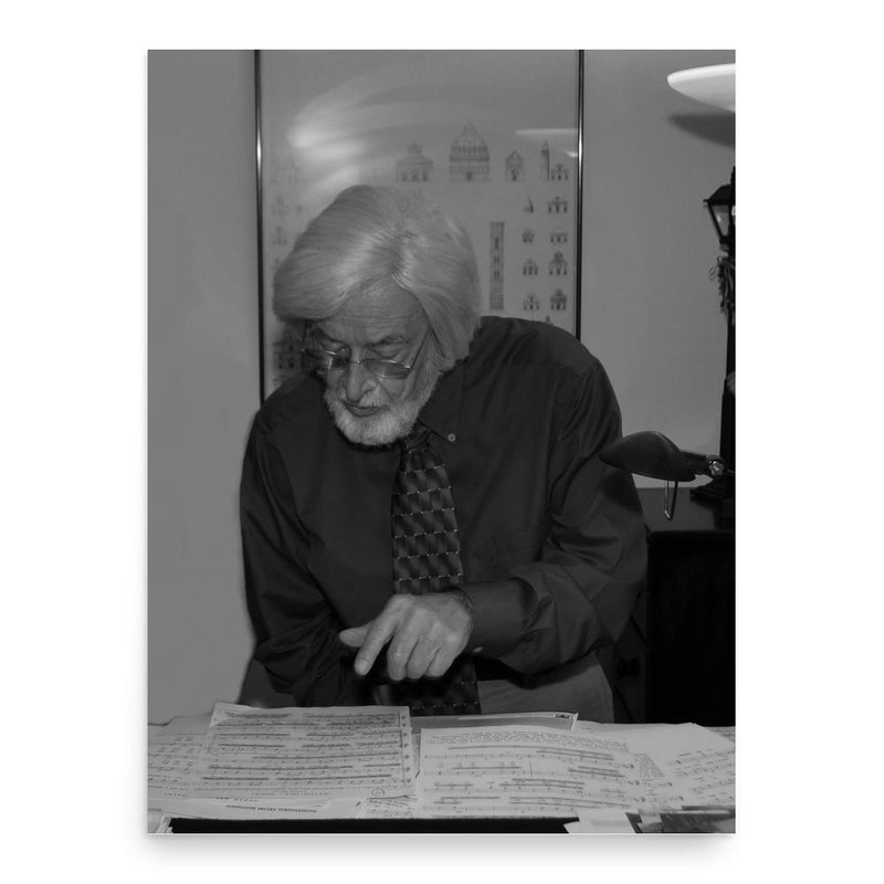 Carmino Ravosa poster print, in size 18x24 inches.