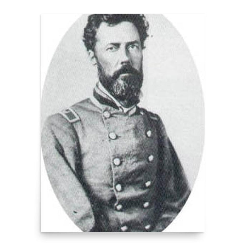 Carnot Posey poster print, in size 18x24 inches.