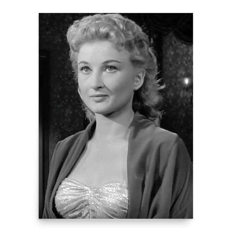 Carol Ohmart poster print, in size 18x24 inches.