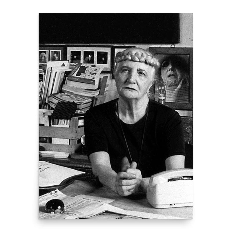 Carol Rama poster print, in size 18x24 inches.