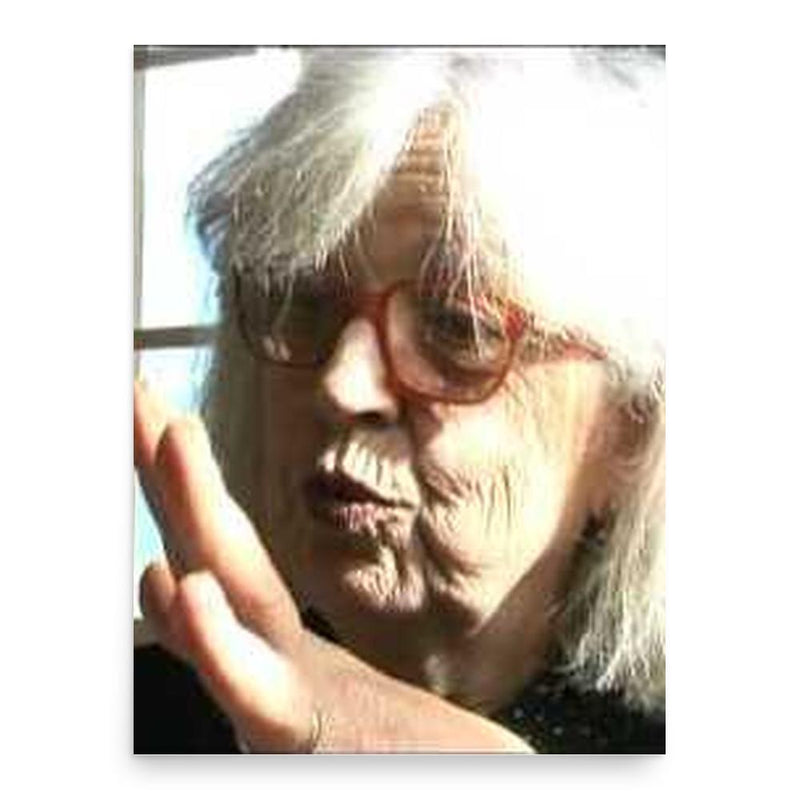 Carole Roussopoulos poster print, in size 18x24 inches.