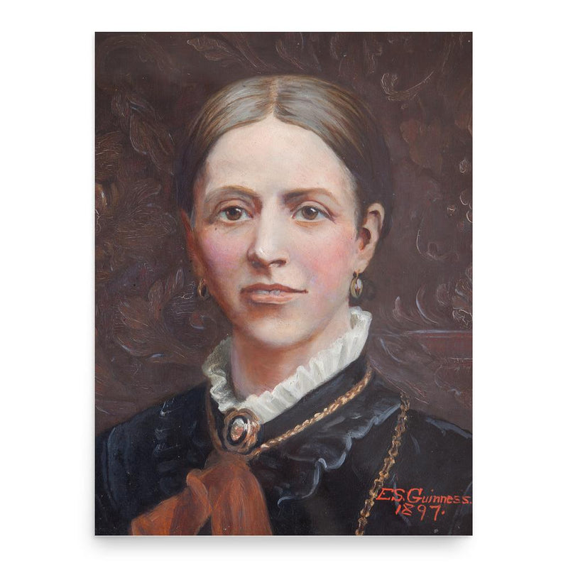 Caroline Ashurst Biggs poster print, in size 18x24 inches.