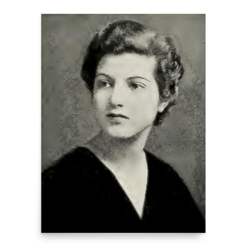 Caroline Burke poster print, in size 18x24 inches.