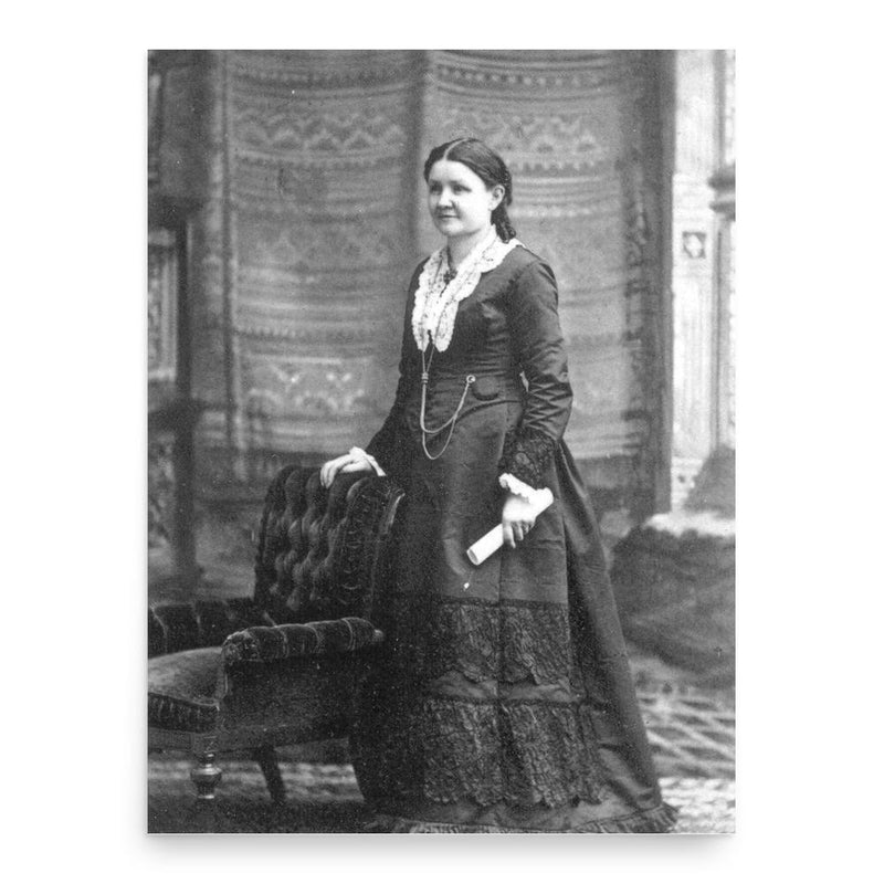 Caroline Burnham Kilgore poster print, in size 18x24 inches.