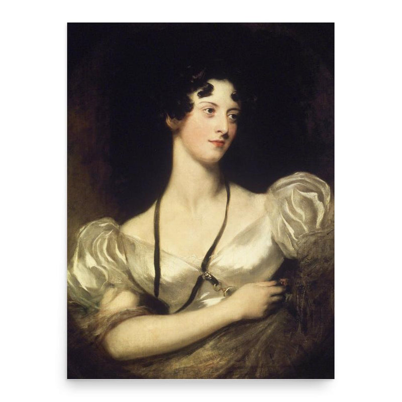 Caroline Fry poster print, in size 18x24 inches.